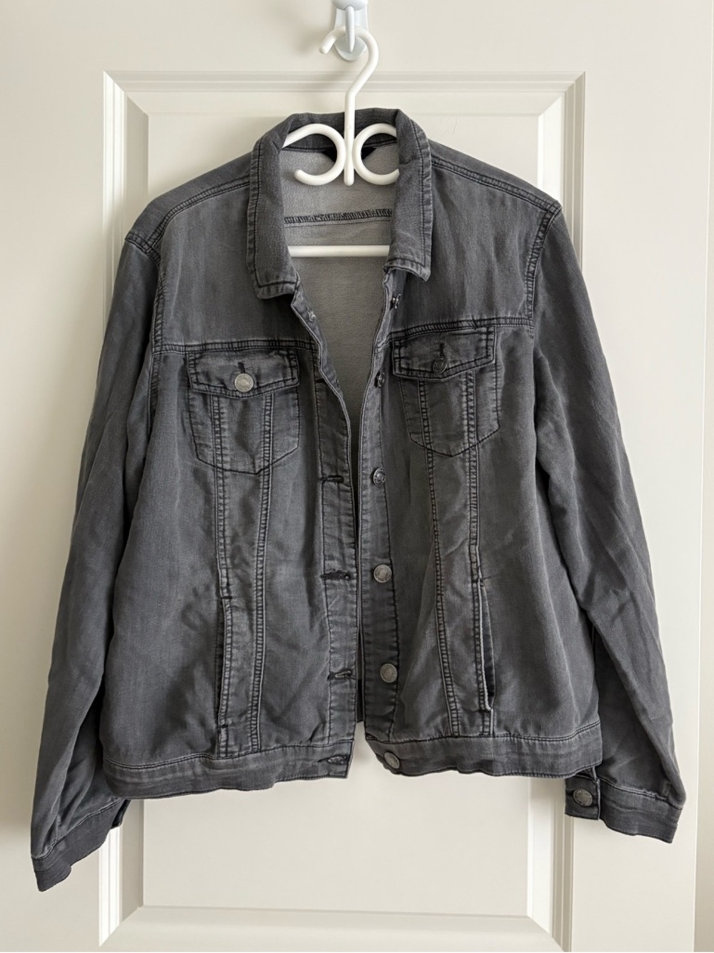 Buffalo David Bitton Women's Charcoal Denim Jacket